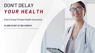 Fast amp Easy Private Health Insurance 2023 Affordable Options [upl. by Eillod]