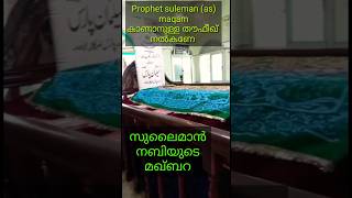 സുലൈമാൻ നബിയുടെ മഖ്‌ബറ  Prophet sulaiman as maqam  മൃഗങ്ങളുടെ ഭാഷ അറിയുന്ന വെക്തി maqbara [upl. by Kcirdde]