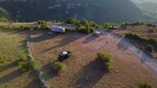 Drone over Larzac  Viaduc de Millau [upl. by Bessie892]