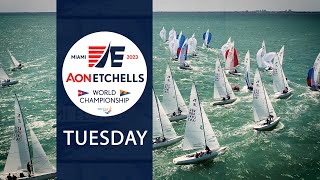 AON 2023 Etchells World Championship  Tuesday [upl. by Acsirp]