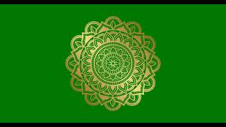 4K MANDALA ANIMATION GREEN SCREEN  ABSTRACT MANDALA ART ANIMATION  mandala art for video editor [upl. by Kermit]