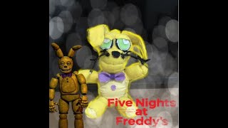 I made my own Springbonnie plush Custom plush Review [upl. by Holna439]