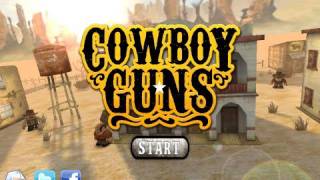 Cowboy Guns HD  iPhone Game [upl. by Keir]