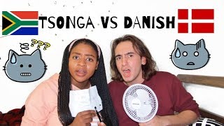 LANGUAGE TAG TSONGA VS DANISH LOSER HAS TO PAY😏 DENMARK VS SOUTH AFRICA [upl. by Smith]