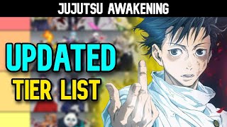 Jujutsu Awakening  Tier List  Jujutsu Invasion [upl. by Sheryl826]