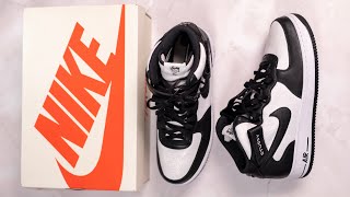 Nike Air Force One Mid Stussy Unboxing [upl. by Jeno198]