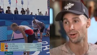 Olympic triathlete who threw up 10 times during race explains why he vomited on TV [upl. by Uriiah]