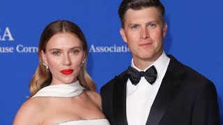 Scarlett Johansson and Colin Jost Have Glam Date Night at White House Correspondents Dinner [upl. by Aoh458]