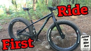 First Ride on my 2018 Trek Farley Custom Fatbike [upl. by Tilden73]