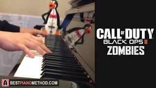 Black Ops 2 Zombies  Theme Song Piano Cover [upl. by Aratas]