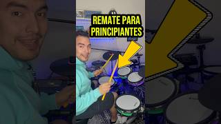 Tutorial de remate de batería para PRINCIPIANTES 🥁👀 [upl. by Erdnael]