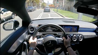 Mercedes CLA 180 Coupe 2022 POV Test Drive [upl. by Siuqram]