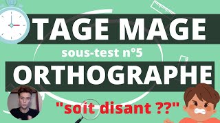 TAGE MAGE 2024  QUESTIONS  CORRIGÉS [upl. by Beitnes977]