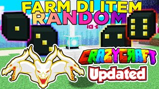 FARM DI ITEM RANDOM  CRAZY CRAFT Updated [upl. by Oicirtap265]