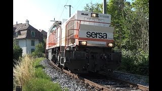 Rhomberg Sersa Rail Group  Sersa Bauzug [upl. by Ardnosac670]