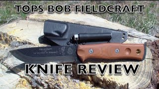 TOPS BOB Fieldcraft Knife Review [upl. by Longfellow139]