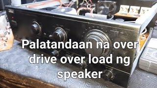 Mga sign na over drive over load ng speaker ang Konzert AV 502 Amplifier amplifiertutorialtips [upl. by Allevon]