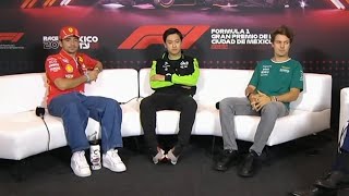 Pre Race Drivers Press Conference Mexico City Grand Prix 2024 PART 2 [upl. by Ahsienauq508]