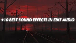 10 BEST SOUND EFFECTS IN EDİT AUDİO [upl. by Hochman572]