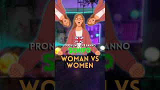 La pronuncia inglese di Woman vs Women inglese pronunciainglese [upl. by Lenoj]