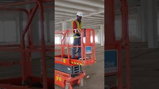 Scissor lift operating [upl. by Tterrab43]