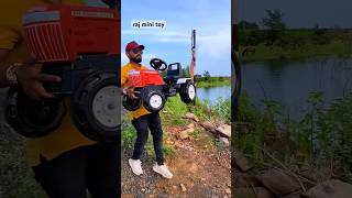 remote mini tractor hannakshorts viralvideo youtubeshorts trending shorts [upl. by Yelwah]