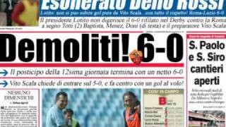 RomaLazio Corriere dello Sport dopo il derby [upl. by Duyne]