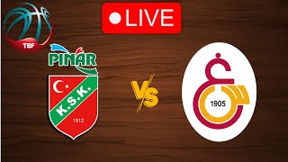 🔴 Live Pinar Karsiyaka vs Galatasaray  Live Play By Play Scoreboard [upl. by Aneda]