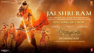 Full Video Jai Shri Ram Telugu Adipurush  Prabhas Ajay Atul Ramajogayya  Om Raut [upl. by Saunderson]