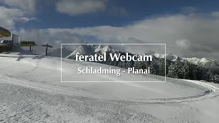 Webcam Schladming  Erster Schnee auf der Planai [upl. by Drucilla]