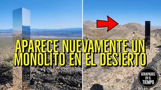 Aparece nuevamente un Monolito en el desierto de Nevada [upl. by Eiknarf620]