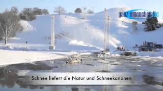 Olympiapark und FIS Ski World Cup Schneeproduktion gesichert [upl. by Ethbinium]