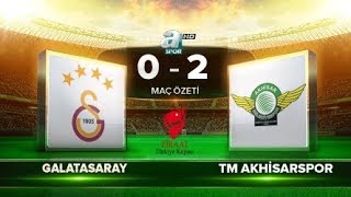 Galatasaray 02 TM Akhisarspor  ZTK yarı final rövanş ÖZET  a spor  18042018 [upl. by Gagnon]