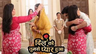 Dil Ko Tumse Pyaar Hua  Lavanya Gave Blessings to Deepika and Hugged Chirag  On Location [upl. by Nauqas771]