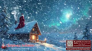 Fall Asleep Fast Christmas Ambience Snowy Scene 58 [upl. by Ardnekan]