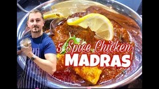 5 Spice Chicken MADRAS  Als kitchen [upl. by Ibrab]