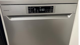 How to function kenWood dishwasher in ENGLISH [upl. by Hylan]