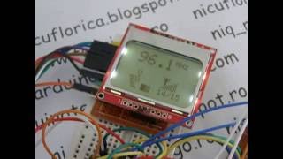 TEA5767 FM radio with digital volume and Nokia 5110 display [upl. by Ahsael]