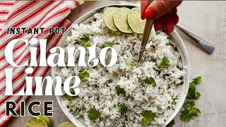 Instant Pot Cilantro Lime Rice [upl. by Caruso]