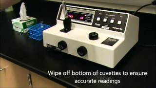 How To Use A Spectrophotometer [upl. by Imled]