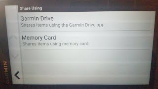 Garmin DriveSmart 66 sharing a route manually [upl. by Olia161]