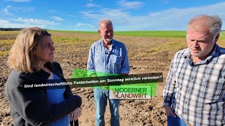 Sind landwirtschaftliche Feldarbeiten am Sonntag wirklich verboten  Zwei Landwirten droht Bußgeld [upl. by Henri]