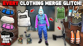 Every Working Clothing Merge Glitch In GTA 5 Online [upl. by Nilla]