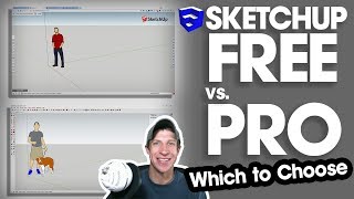 SketchUp FREE VS SHOP VS PRO  Which One Should You Choose [upl. by Herrington]