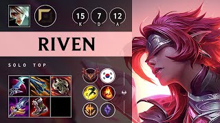 Riven Top vs Cassiopeia Godlike  KR Grandmaster Patch 1421 [upl. by Esinehc]