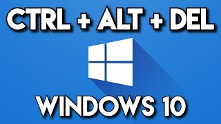 Безопасный вход в систему CTRL  ALT  DEL  Экран блокировки Windows 10 [upl. by Derek]