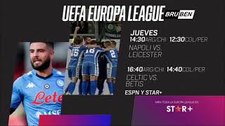 Napoli vs Leicester  Celtic vs Real Betis  UEFA Europa League 2122 Promo [upl. by Celle977]