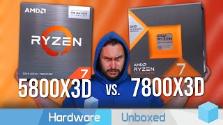 AMD Ryzen 7 7800X3D vs 5800X3D Zen 3 or Zen 4 3D VCache Which Should You Buy [upl. by Anitsihc]