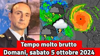 Meteo Italia  Temporali e temporali domani sabato 5 ottobre 2024 in queste città italiane [upl. by Hightower]