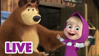 🔴 LIVE STREAM 🎬 Masha and the Bear 💡 That girl is a genius 👧✨ [upl. by Jorgenson529]